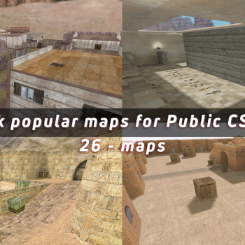 Pack popular maps for Public CS 1.6