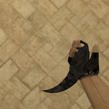 Karambit Black Camo