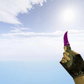 Flip Knife Purple Oil