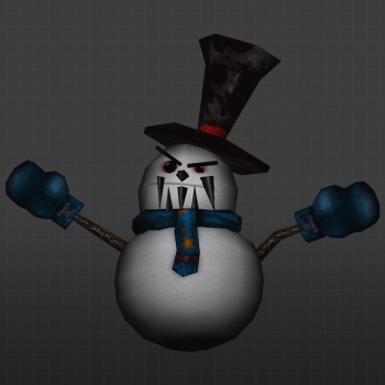 Skin Angry Snowman
