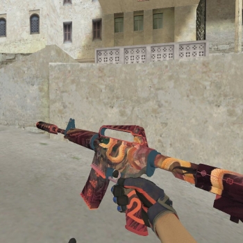 M4A1 Welcome to the Jungle + Specialist Gloves Marble Fade