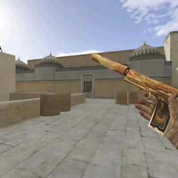 USP Dragon Lore + Bloodhound Gloves Bronzed